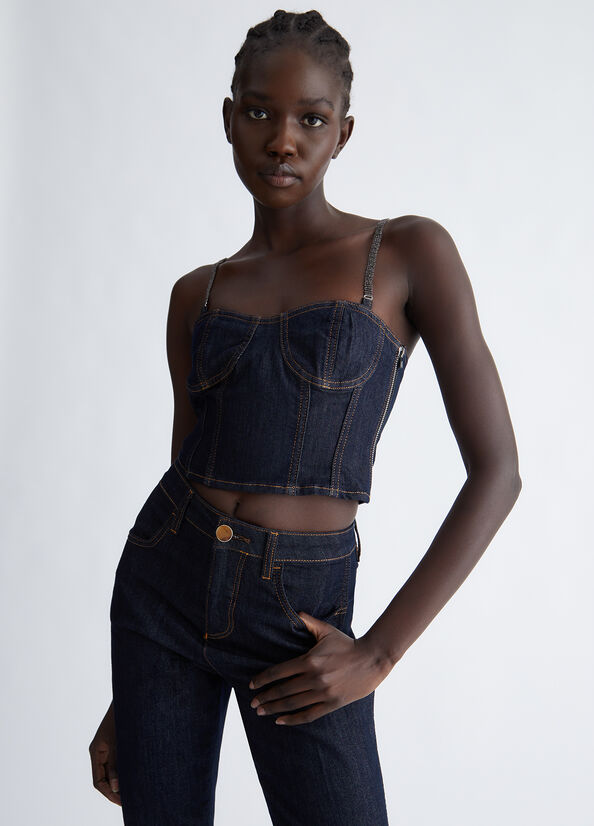 Top in denim
