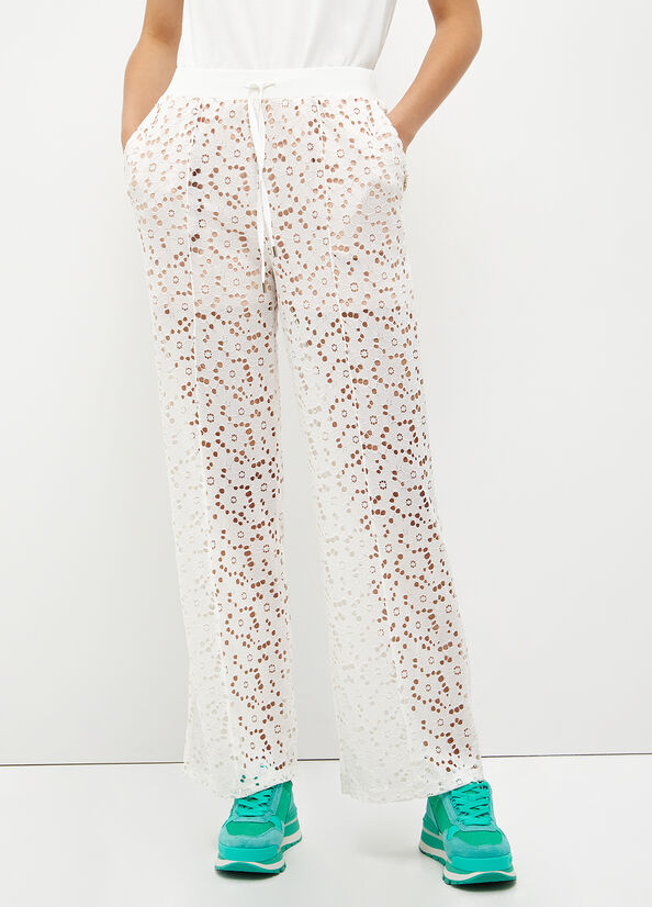 Pantaloni pizzo San Gallo