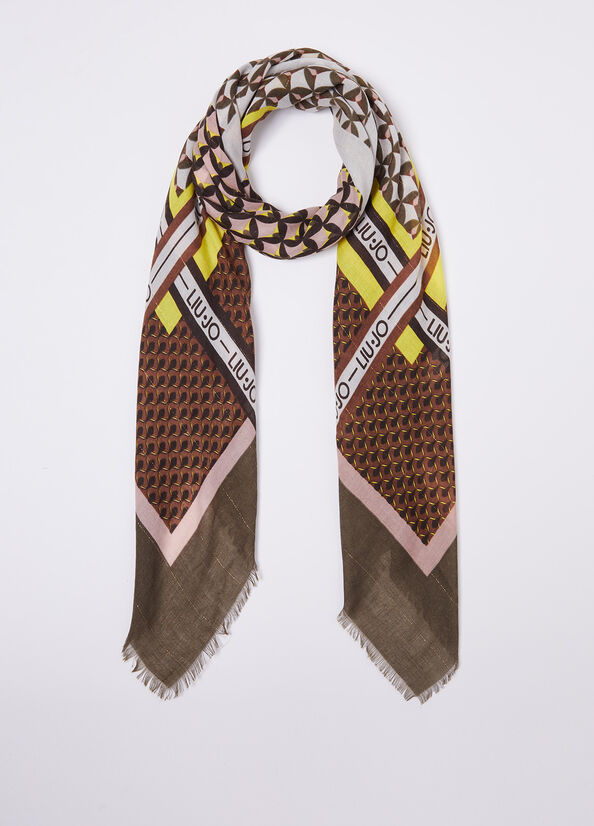 Foulard ecosostenibile con stampa