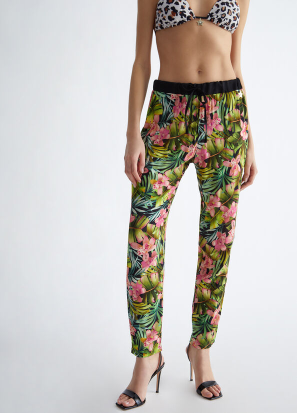 Pantaloni floreali