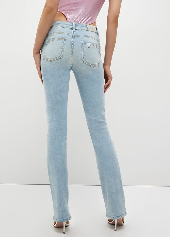 Jeans bootcut in denim stretch