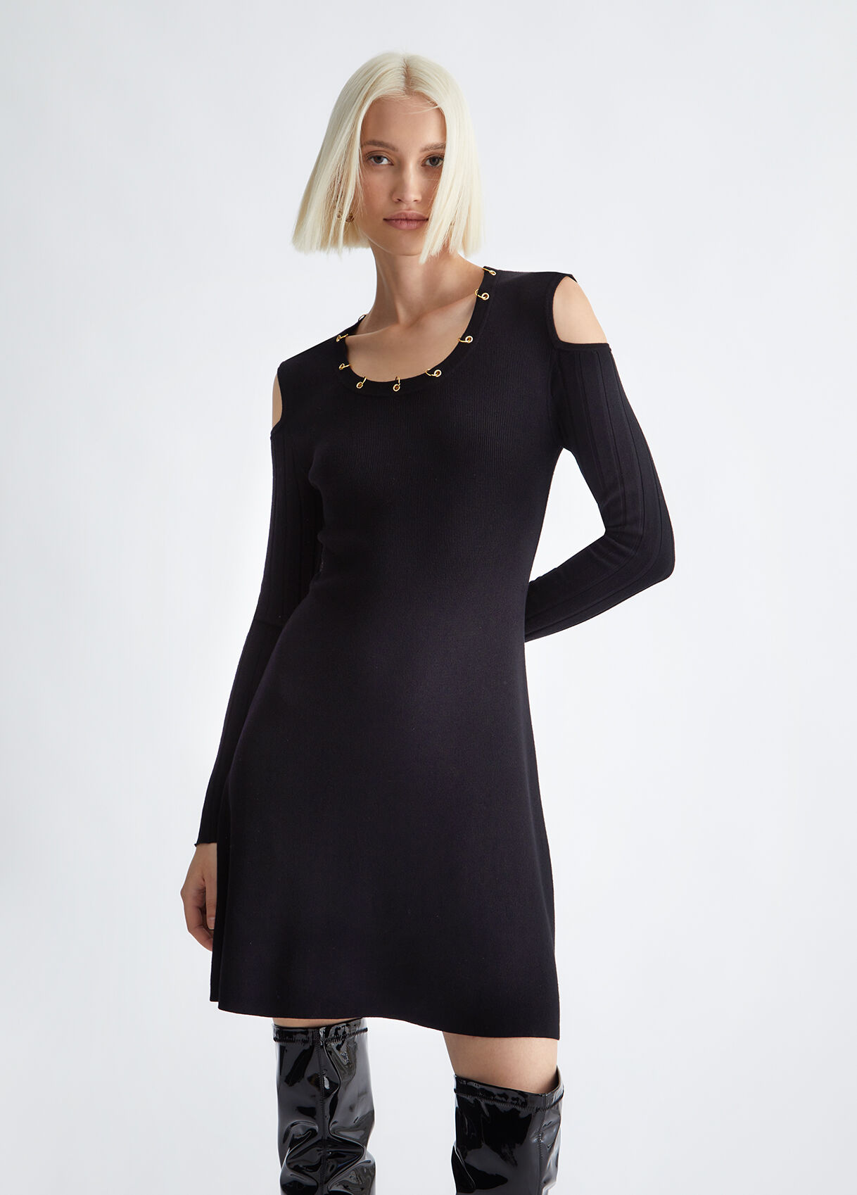 Eco-friendly knit dress