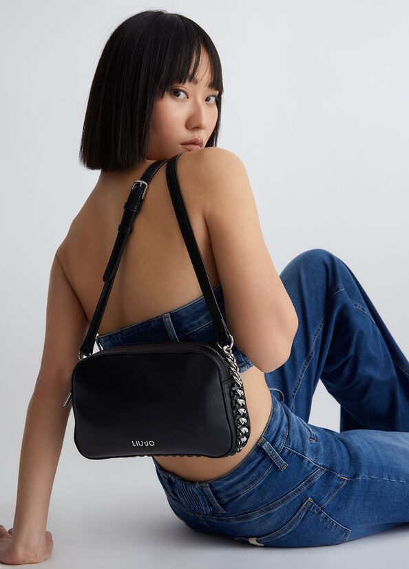 Borsa a tracolla con logo