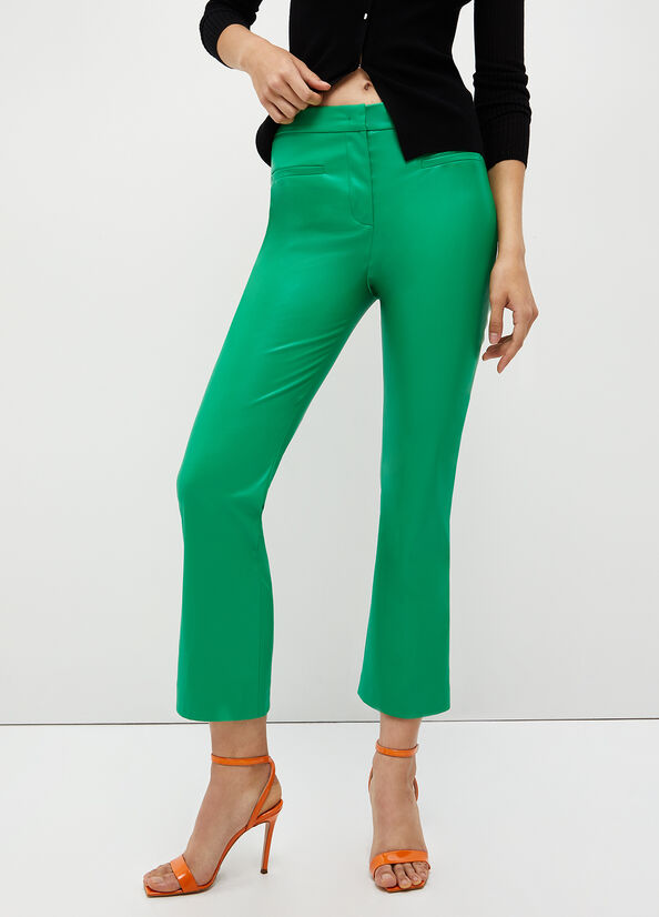 Pantaloni in tessuto spalmato