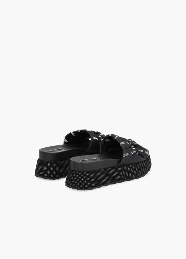 Sandali sliders con platform