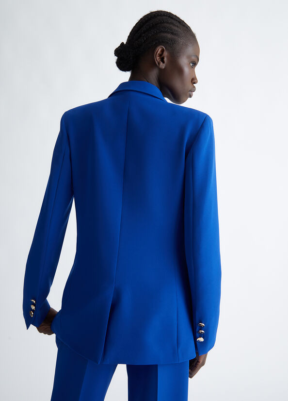 Blazer blu doppiopetto