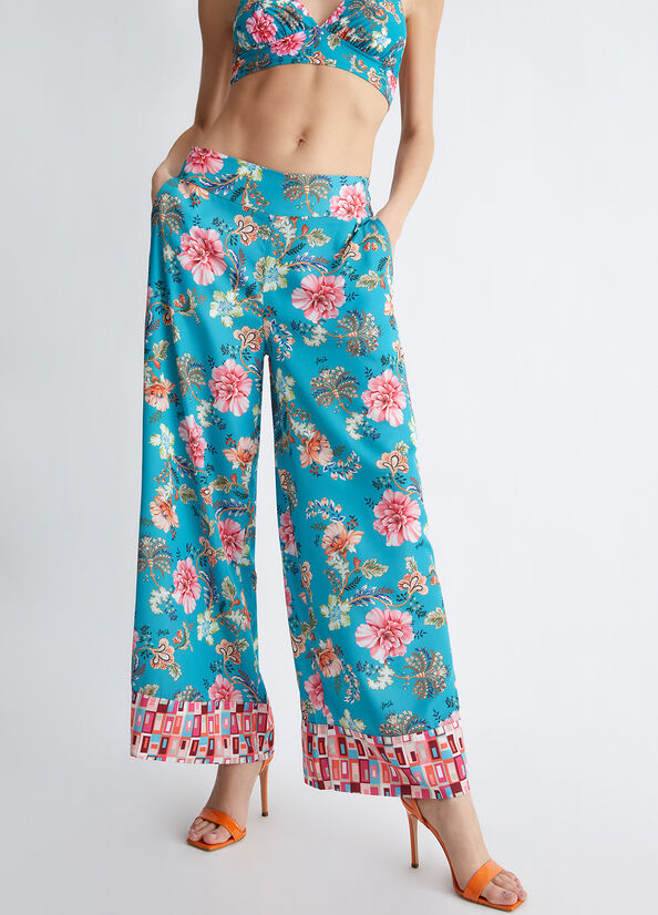 Pantaloni floreali