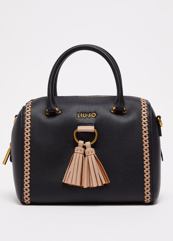 Borsa a mano ecosostenibile con nappine