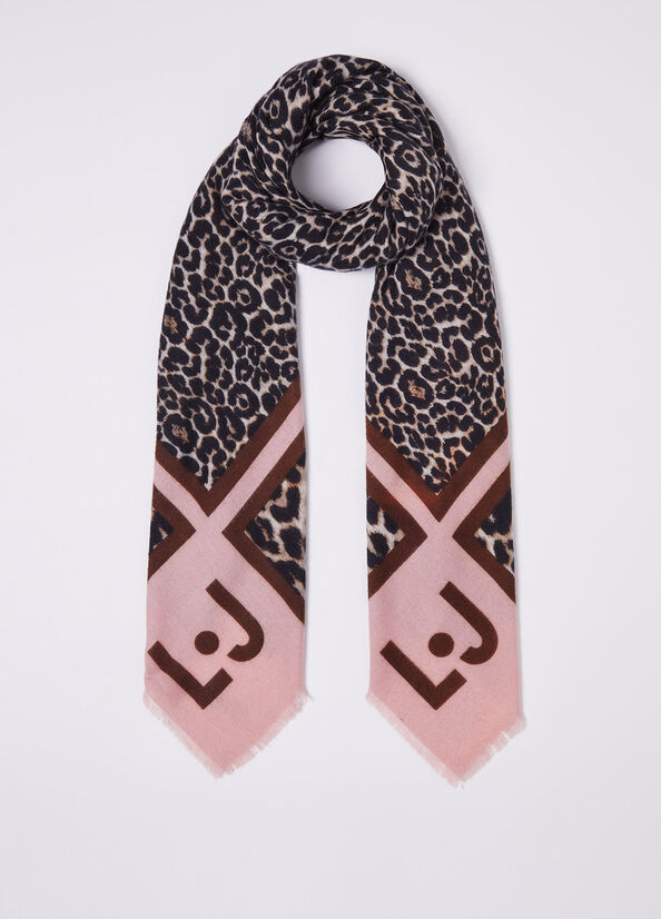 Foulard animalier ecosostenibile
