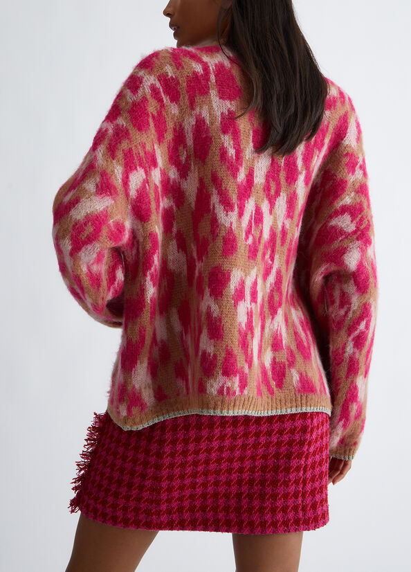 Cardigan animalier