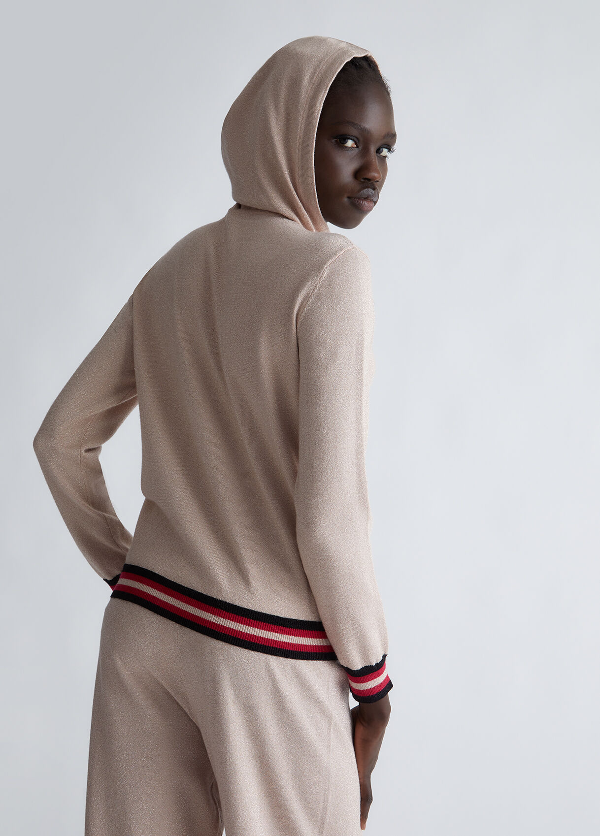 Eco-friendly striped sweater