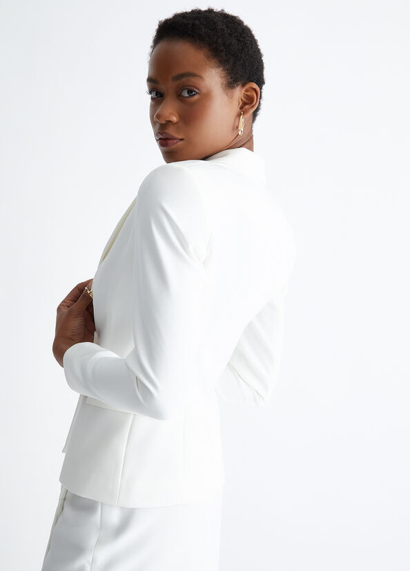 Blazer bianco doppiopetto