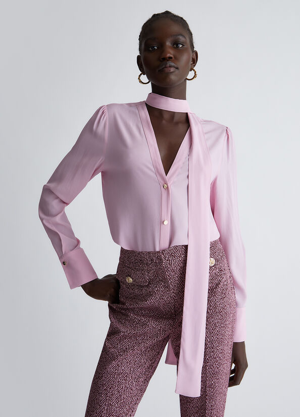 Camicia con fiocco