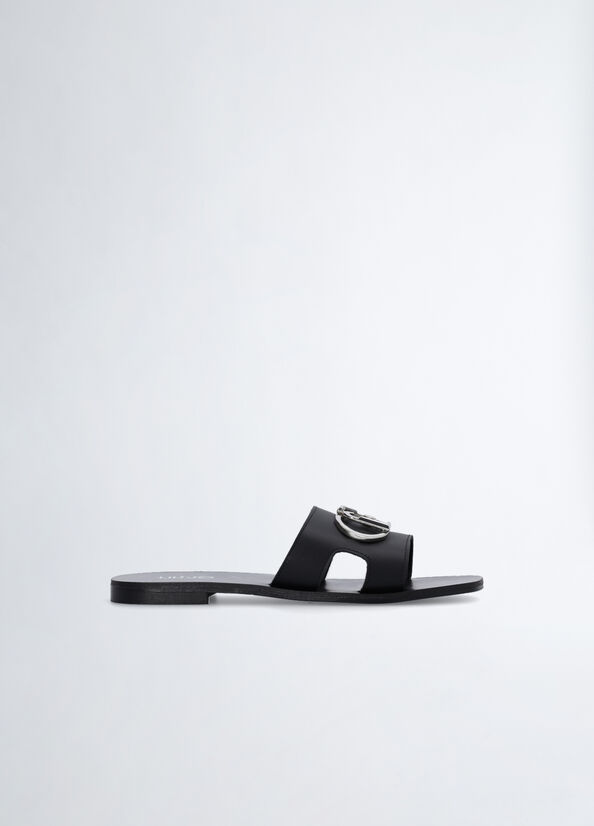 Ciabatte flat con logo