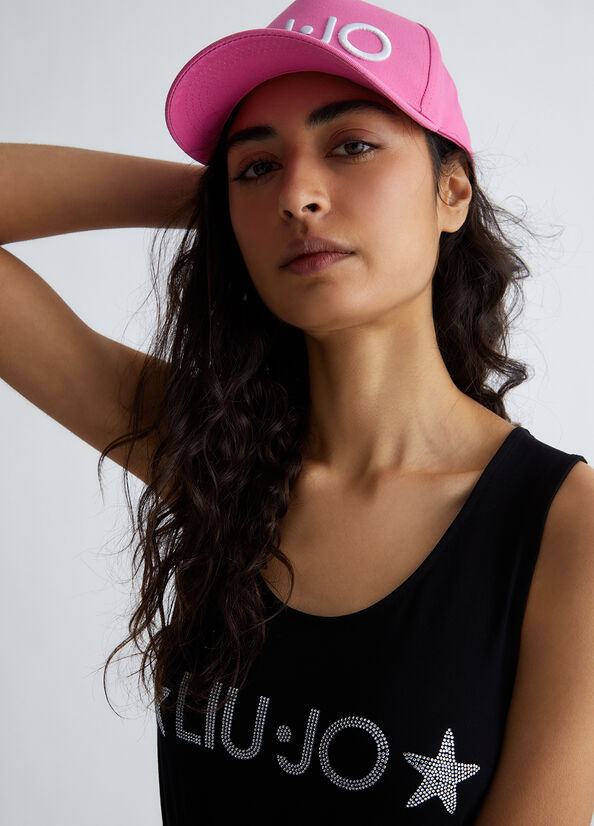 Cappello da baseball in cotone con logo