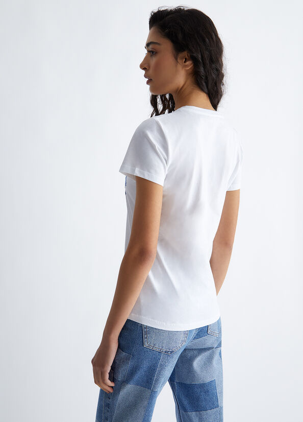 T-shirt ecosostenibile con logo