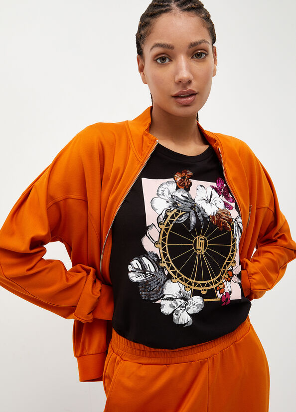 T-shirt ecosostenibile con stampa