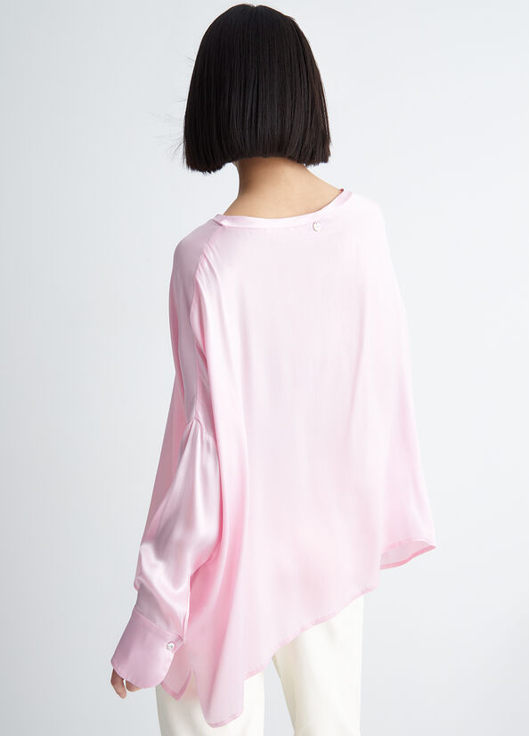 Blusa in misto seta