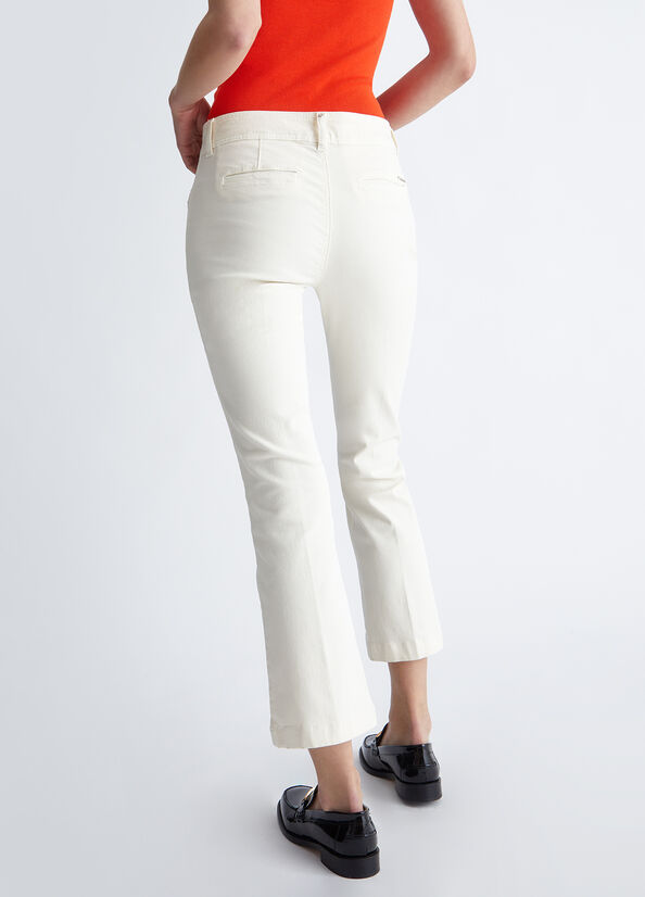 Jeans flare cropped