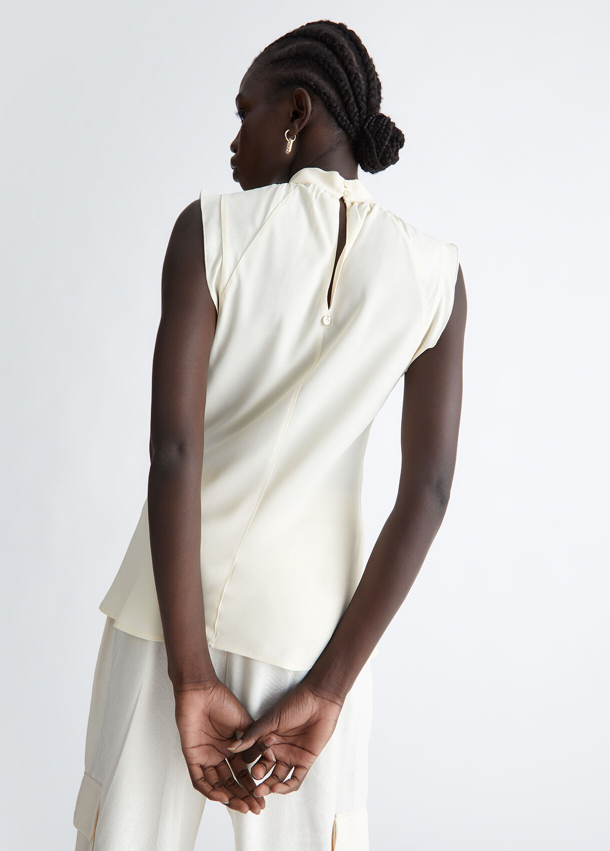 Crepe de chine top