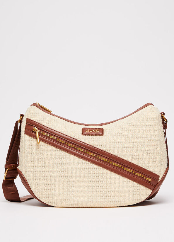 Borsa tracolla in canvas di cotone