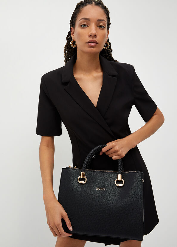 Borsa a mano con logo