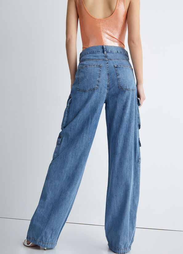 Jeans cargo ecosostenibile