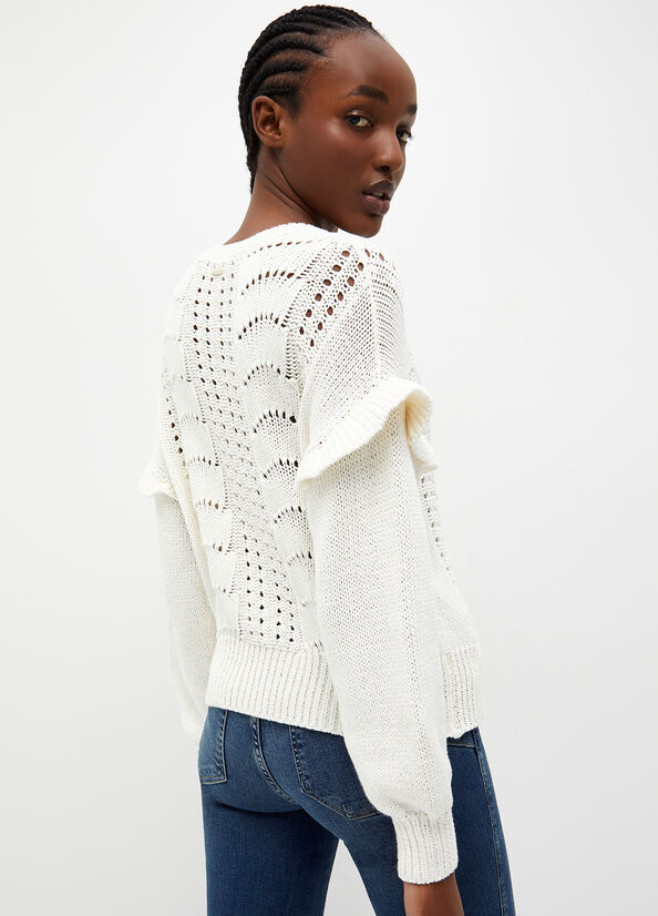 Maglia crochet in cotone
