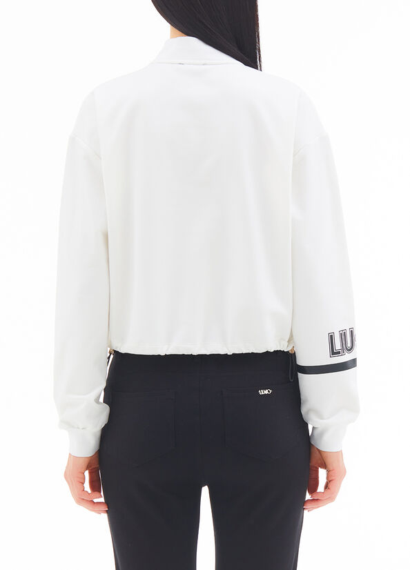 Felpa ecosostenibile con zip