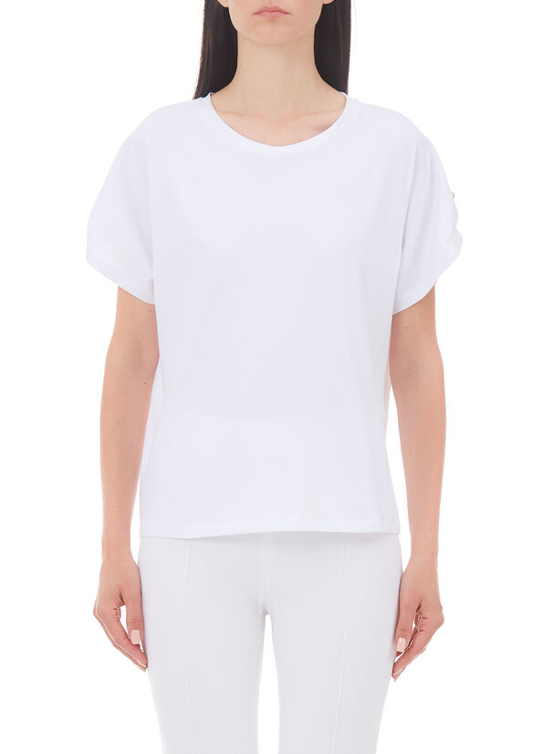 T-shirt bianca ecosostenibile