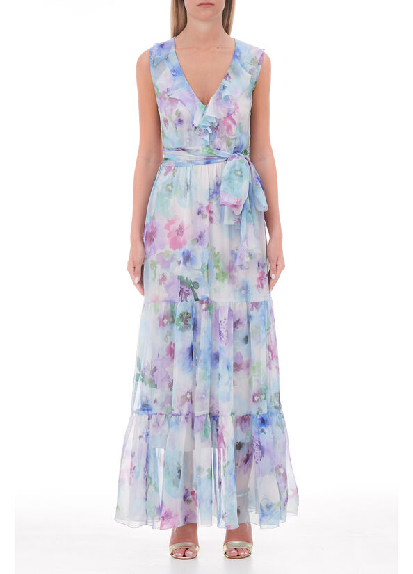 Vestito lungo a fiori