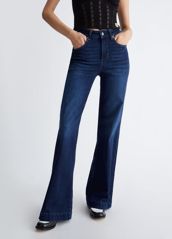 Jeans flare stretch