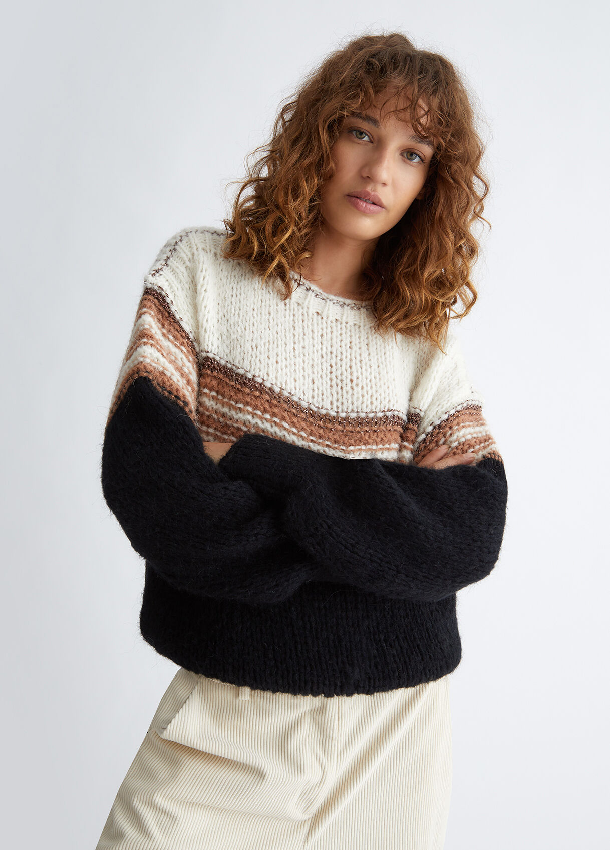 Alpaca and wool sweater