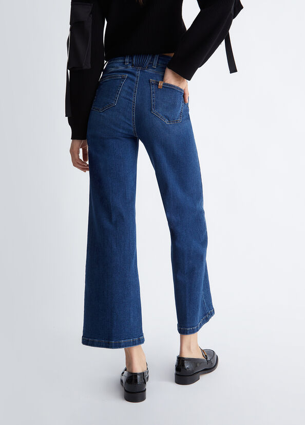Jeans cropped ecosostenibili