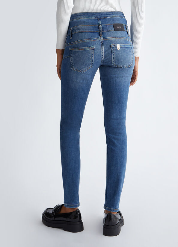 Jeans skinny bottom up
