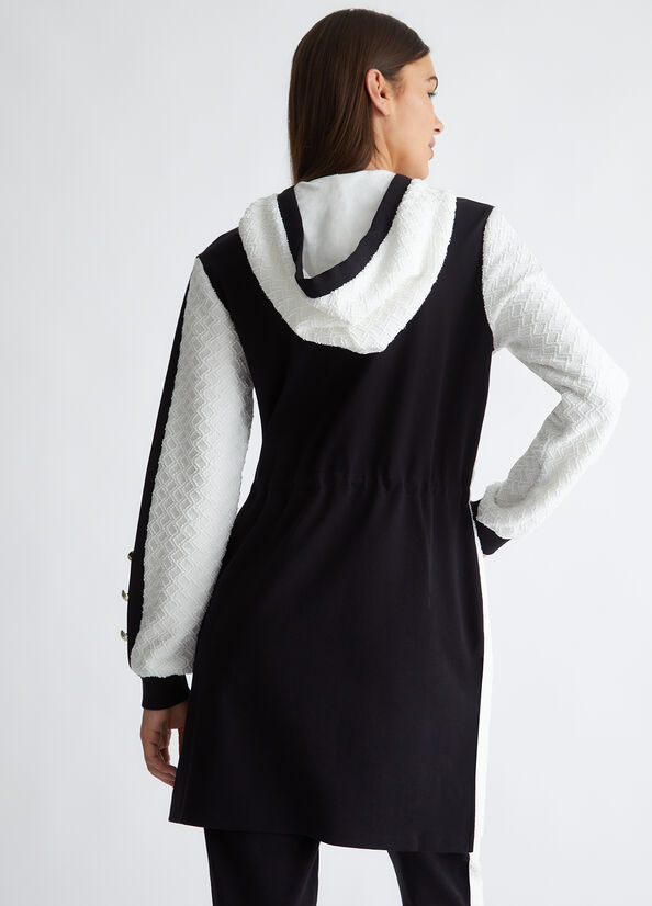 Felpa con zip e cappuccio