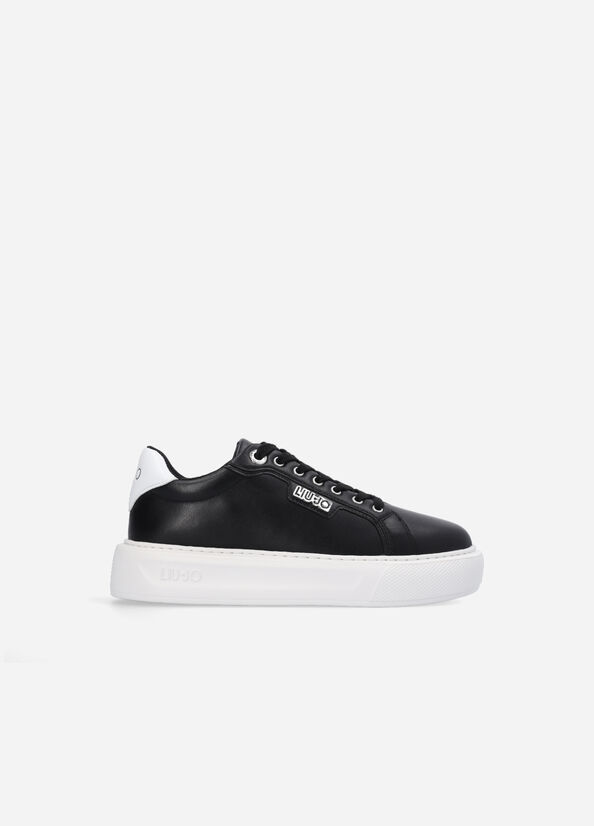 Sneakers nere in pelle