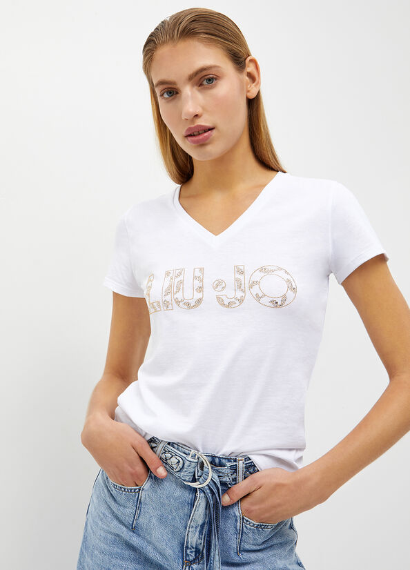 T-shirt ecosostenibile con logo