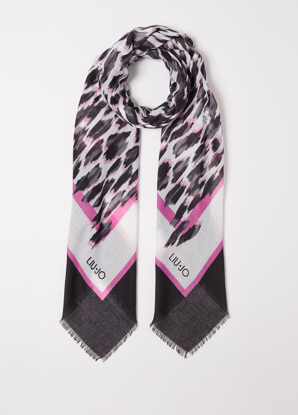 Foulard animalier ecosostenibile