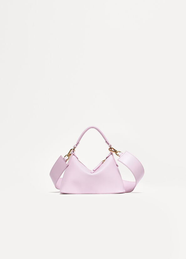 Mini borsa hobo in pelle