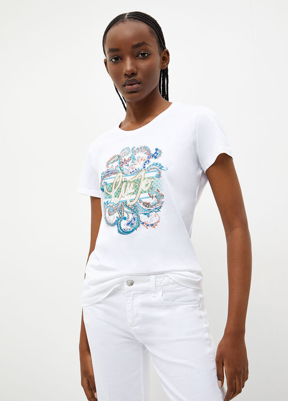 T-shirt ecosostenibile con logo