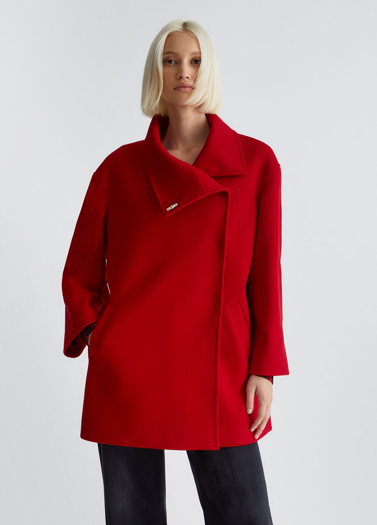 Coat with belt