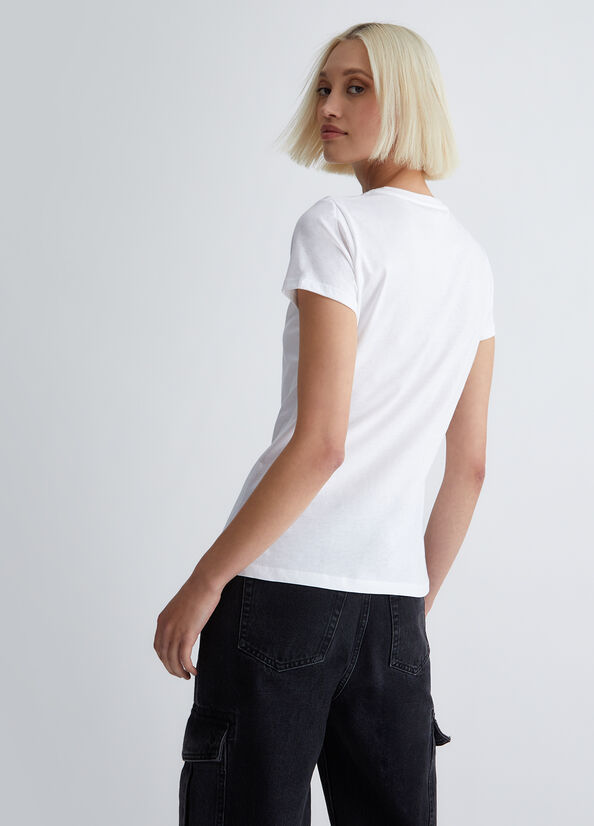 T-shirt ecosostenibile con stampa