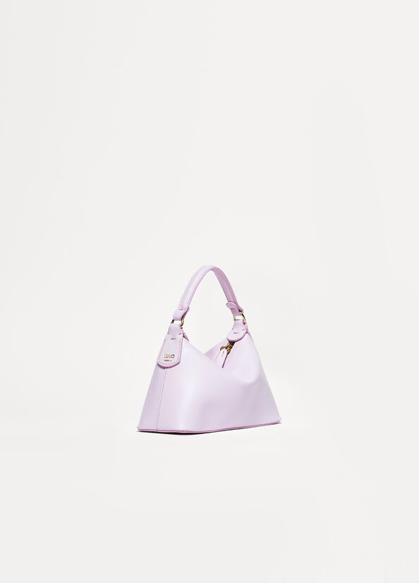 Mini borsa hobo in pelle