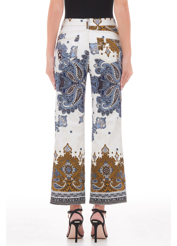 Pantalone cropped a vita alta