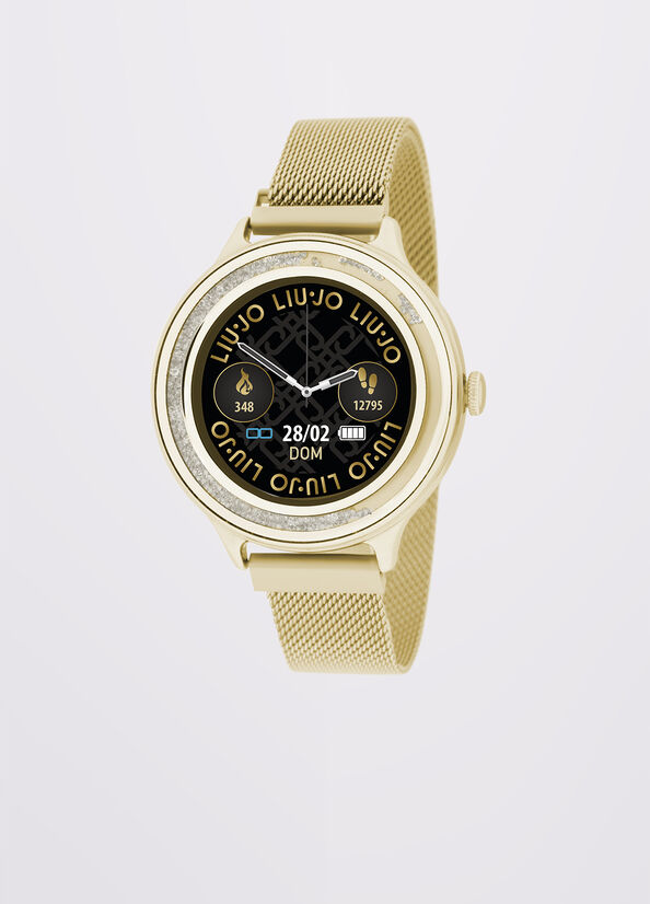 Smartwatch con cinturino in acciaio