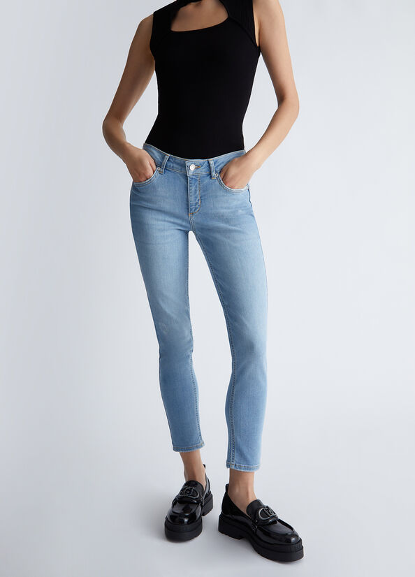 Jeans skinny bottom up