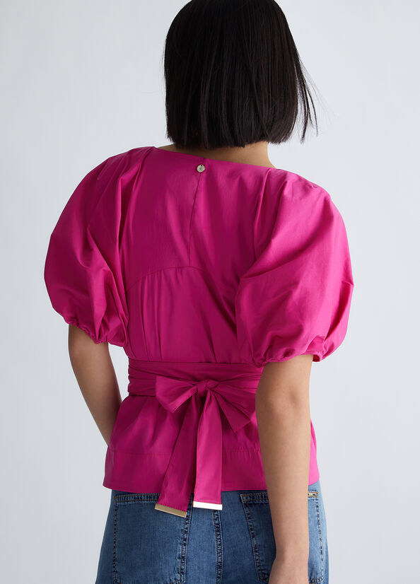 Blusa in popeline