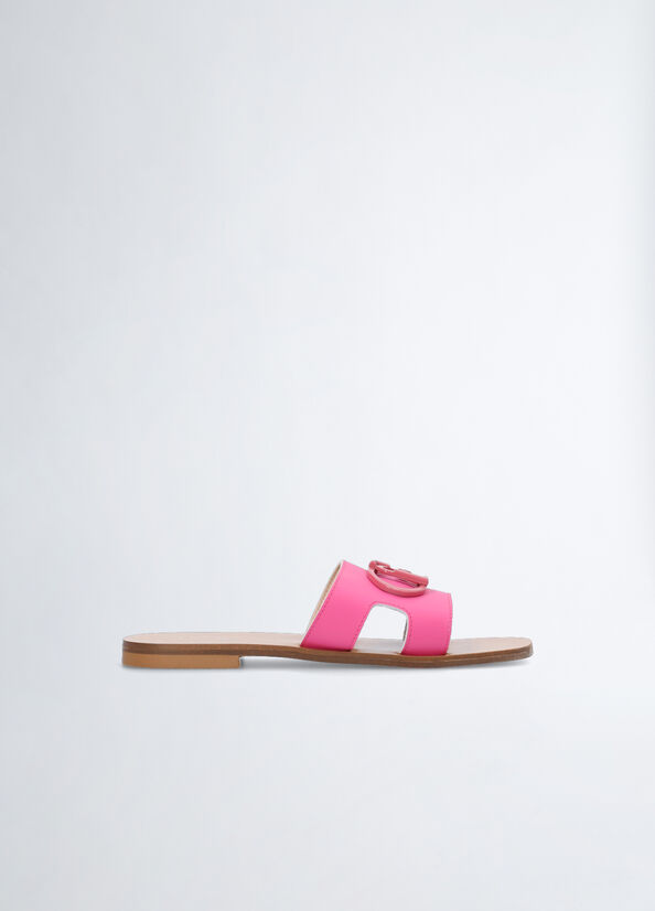 Ciabatte flat con logo
