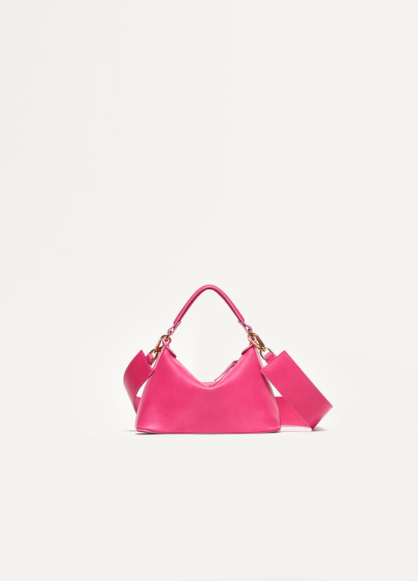 Mini borsa hobo in pelle